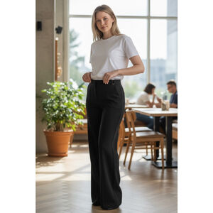 Revolve LITA by Ciara Black Flared Leg Suit Pants Size 12